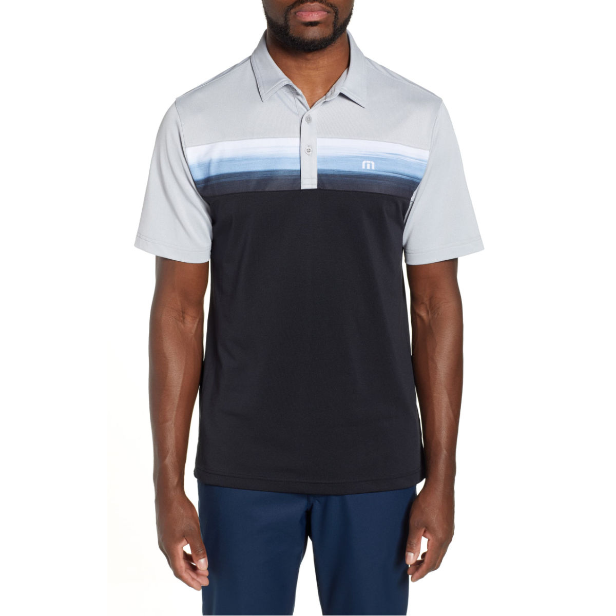 TravisMathew Wiz With Colorblock Polo