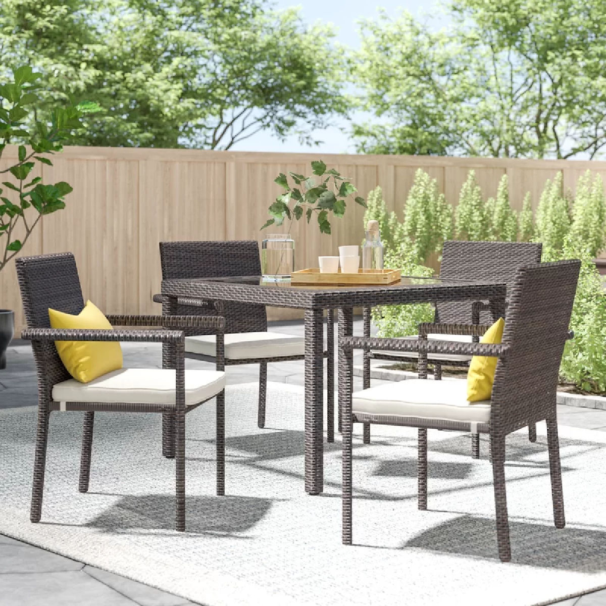 Zipcode Design Brooklet 5 Piece Dining Set