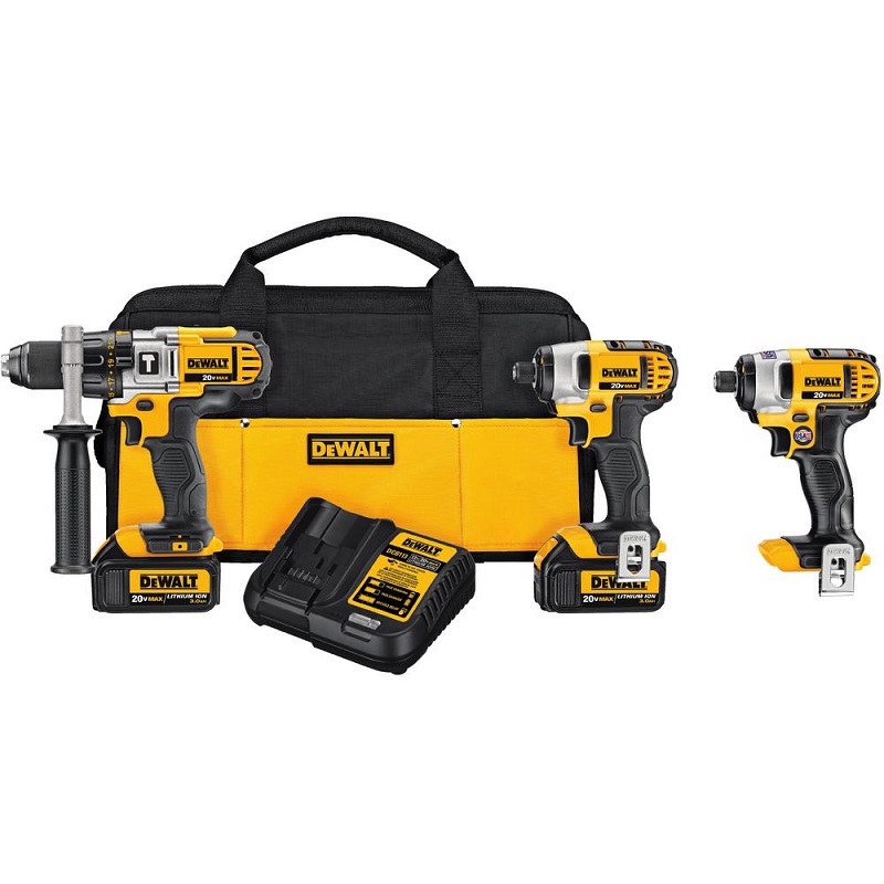 Dewalt 20V MAX Lithium-Ion Hammer Drill/Impact Driver Combo Kit