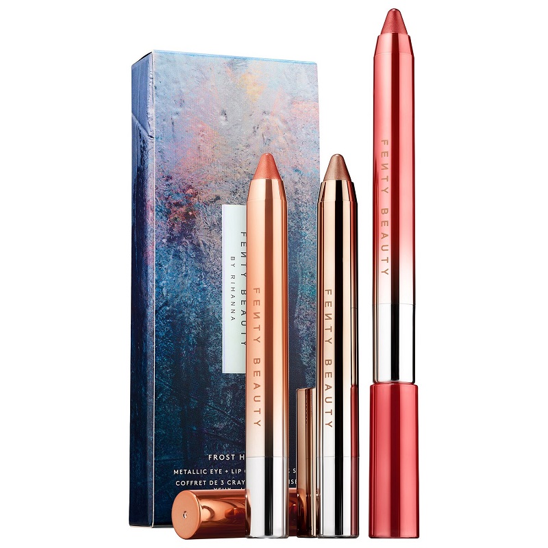 Fenty Beauty by Rihanna Frost Bunny, Frost Hunny, Frost Money Frosted Metal Lipstick 3pc Set