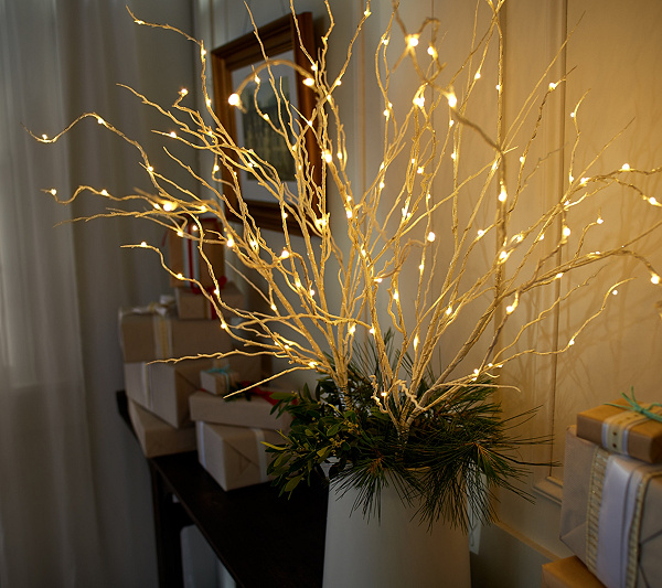 Bethlehem Lights Glitter Sprigs (Set of 2)