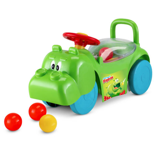 Kid Trax Hasbro Hungry Hungry Hippos 3 in 1 Scoot and Ride On Toy