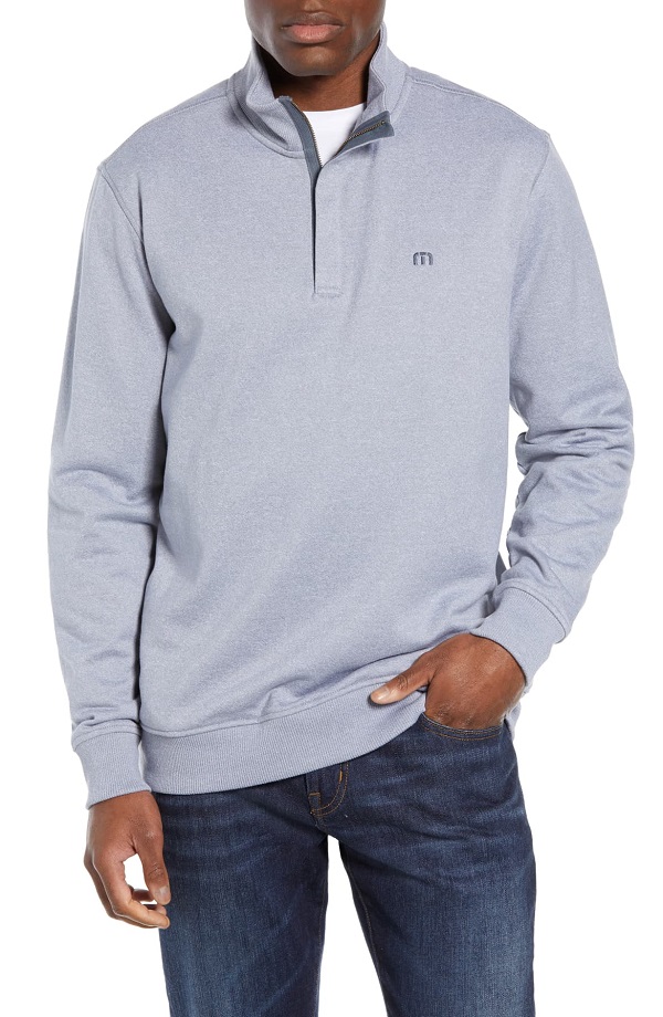 TravisMathew Hideaway Quarter Zip Pullover