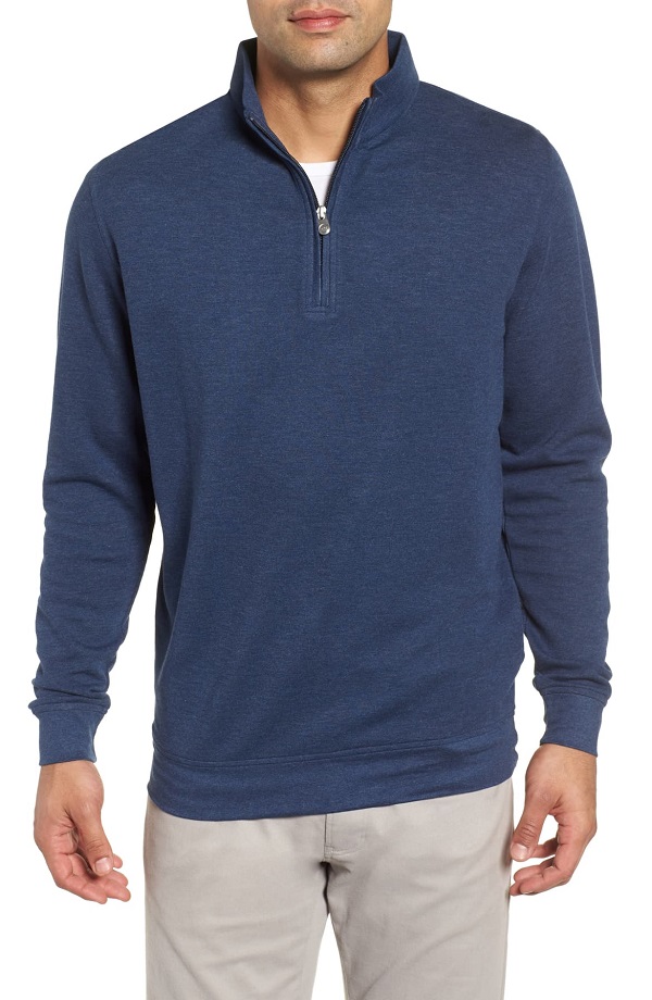 Peter Millar Comfort Interlock Quarter Zip Pullover
