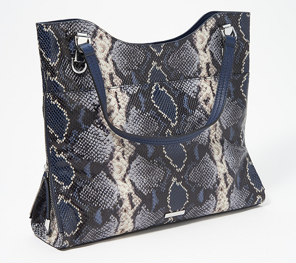 Vince Camuto Solid or Snake Embossed Emely Leather Tote