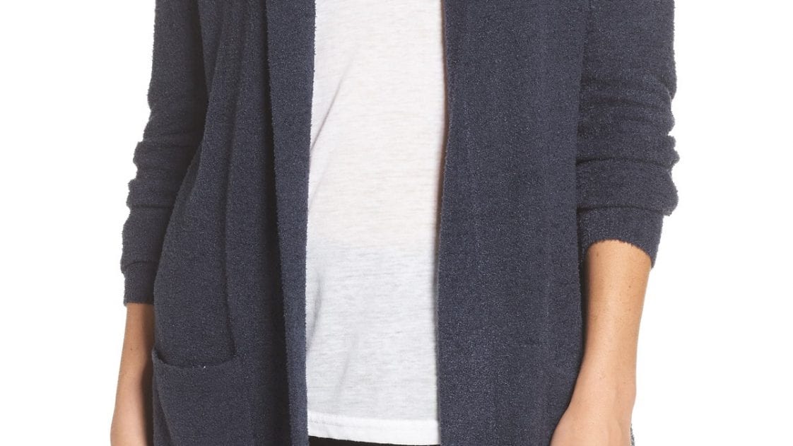 Barefoot Dreams CozyChic Boardwalk Cardigan $79.98 (55% off) @ QVC