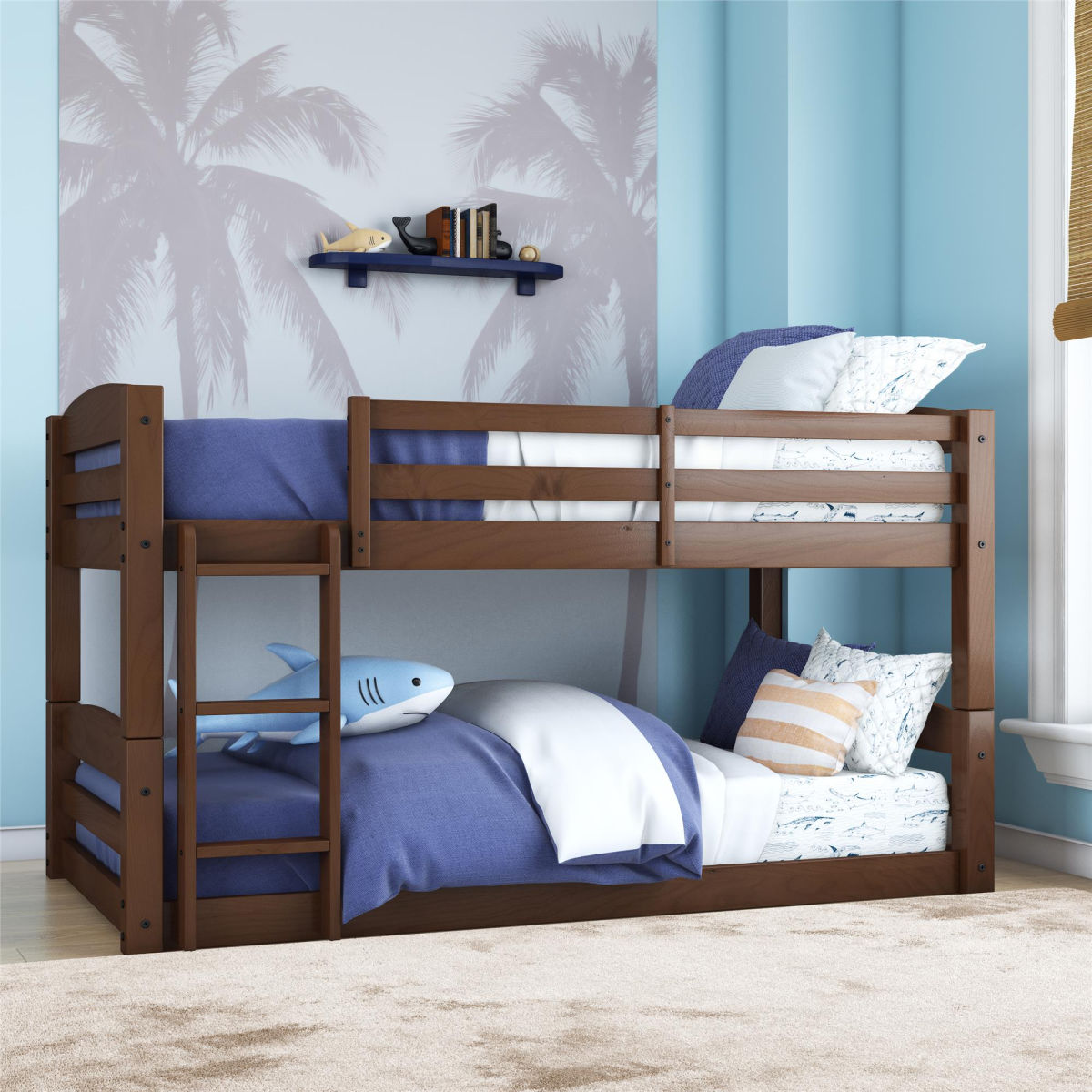 Better Homes and Gardens Tristan Twin Floor Bunk Bed