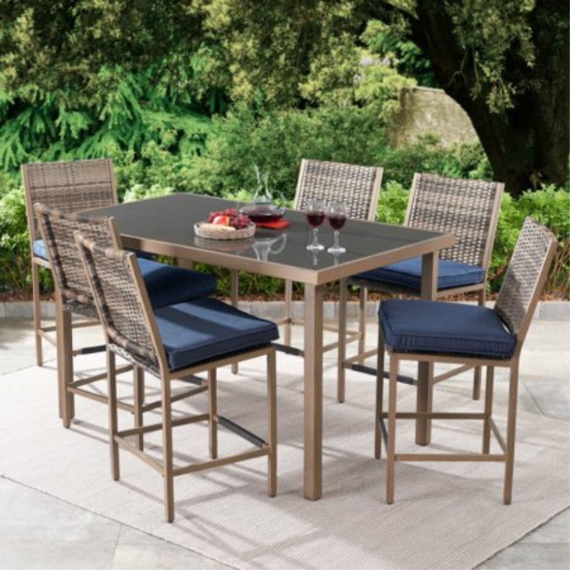 Better Homes & Gardens Gardenvale 7pc Bar-Height Patio Dining Set Deal