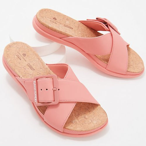 CLOUDSTEPPERS by Clarks Step June Shell Slide Sandals