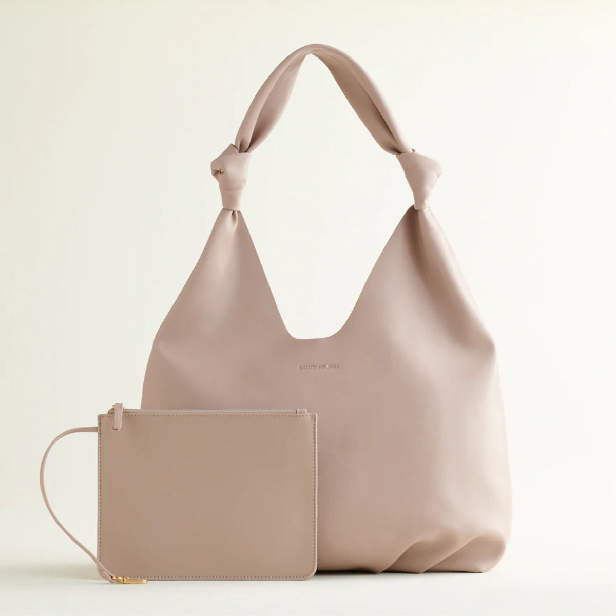 Elizabeth and James Knotted Soft Hobo Bag