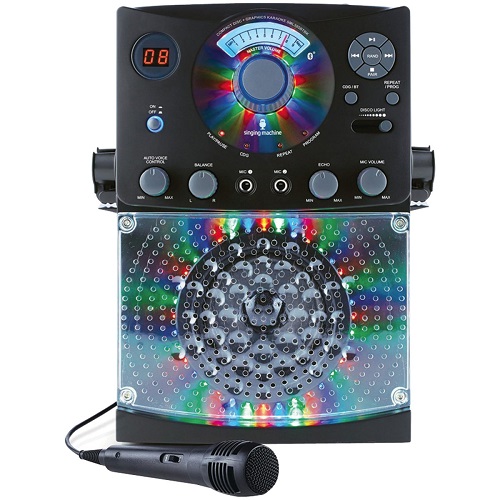 The Singing Machine SML385BTBK Bluetooth Karaoke System