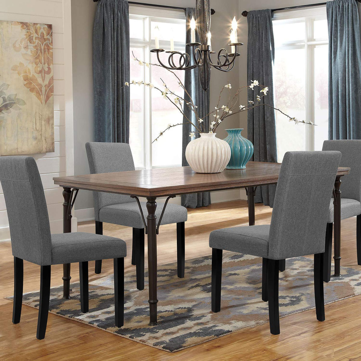 Walnew Modern Upholstered Dining Chairs