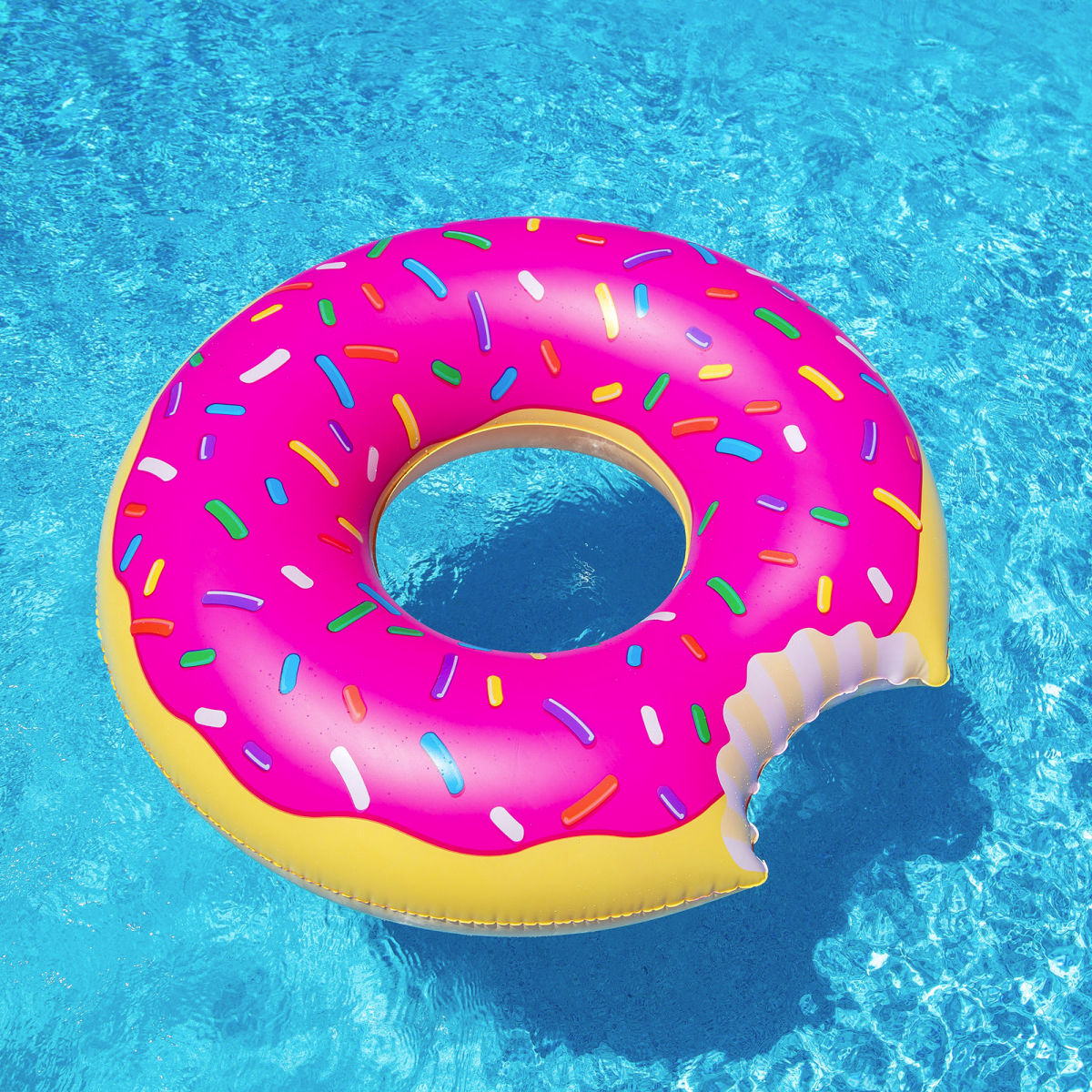 Bigmouth Inc Gigantic Donut Pool Float Frugal Buzz