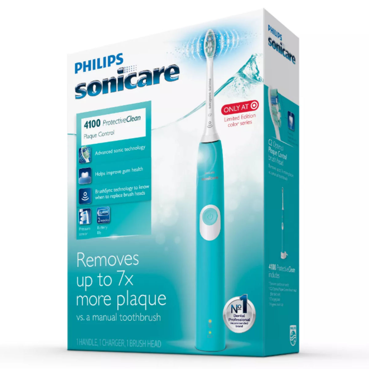 Philips Sonicare Protective Clean 4100 Plaque Control Rechargeable Electric Toothbrush