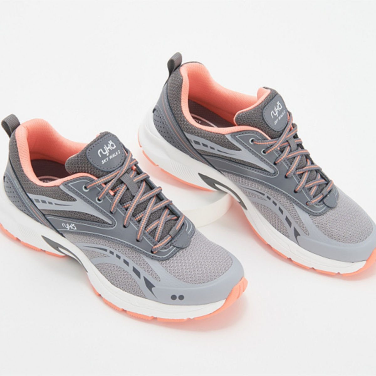 Ryka Sky Walk 2 Mesh Lace-Up Walking Sneakers