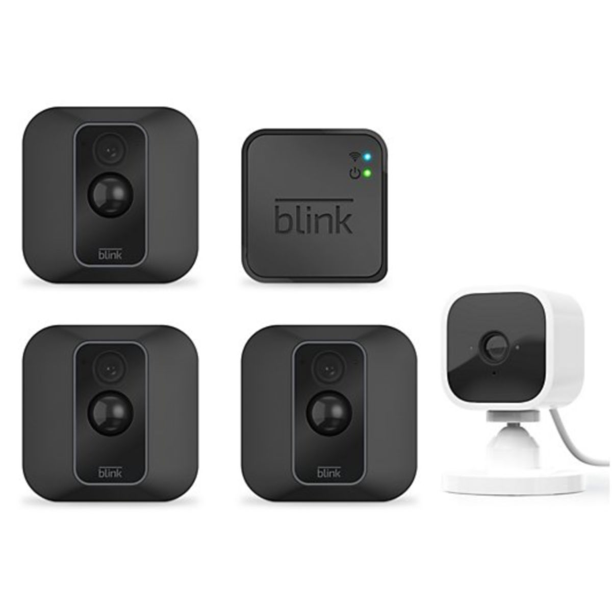Blink XT2 3-Pack Wireless Cameras with Mini Cam and Yard Sign