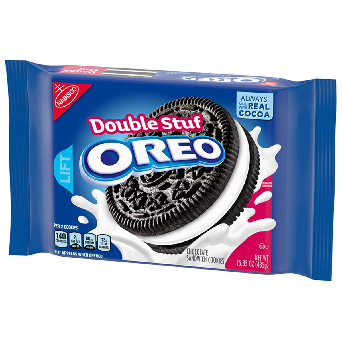 Oreo Double Stuf Chocolate Sandwich Cookies