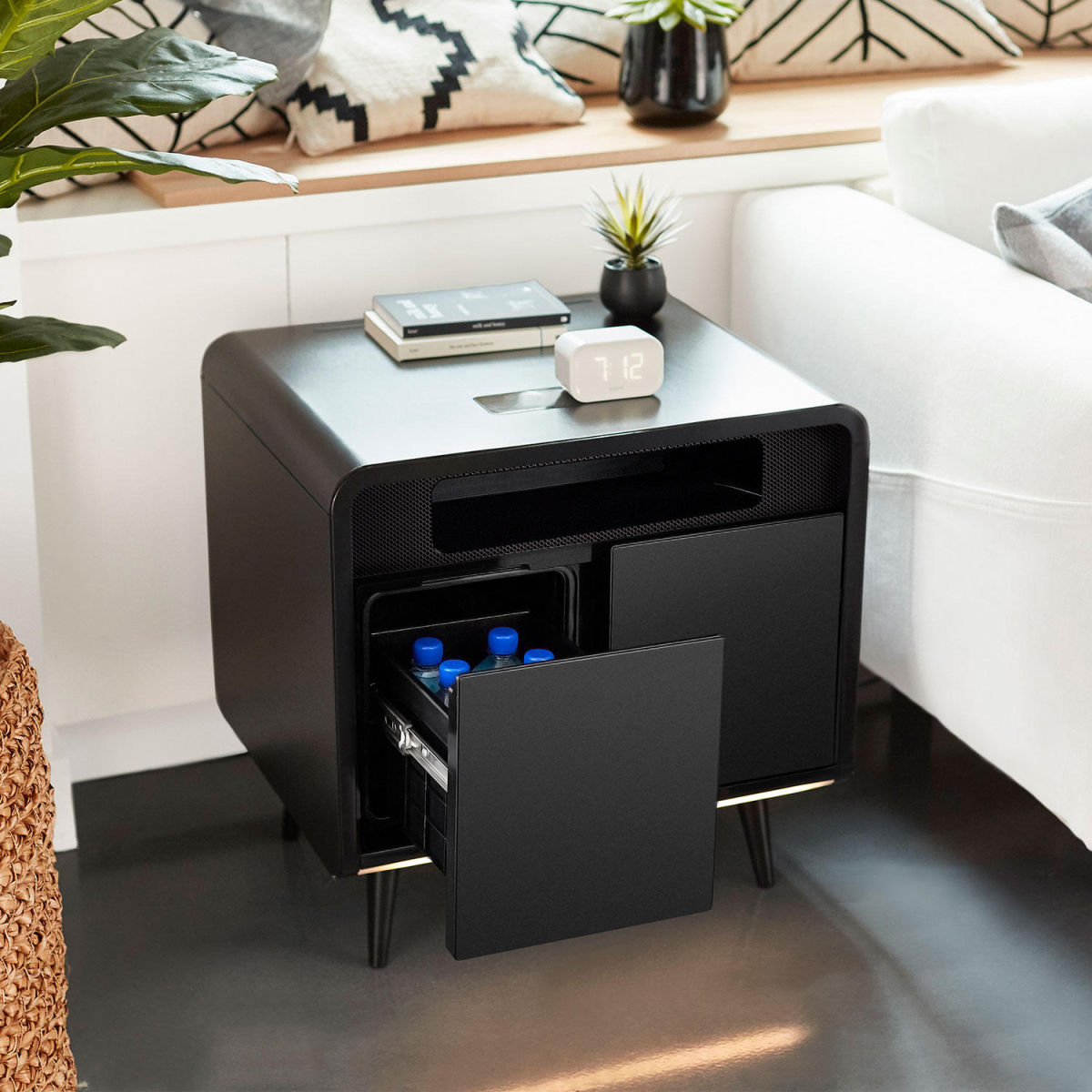 Sobro Smart Side Table SOSTB300BKBK