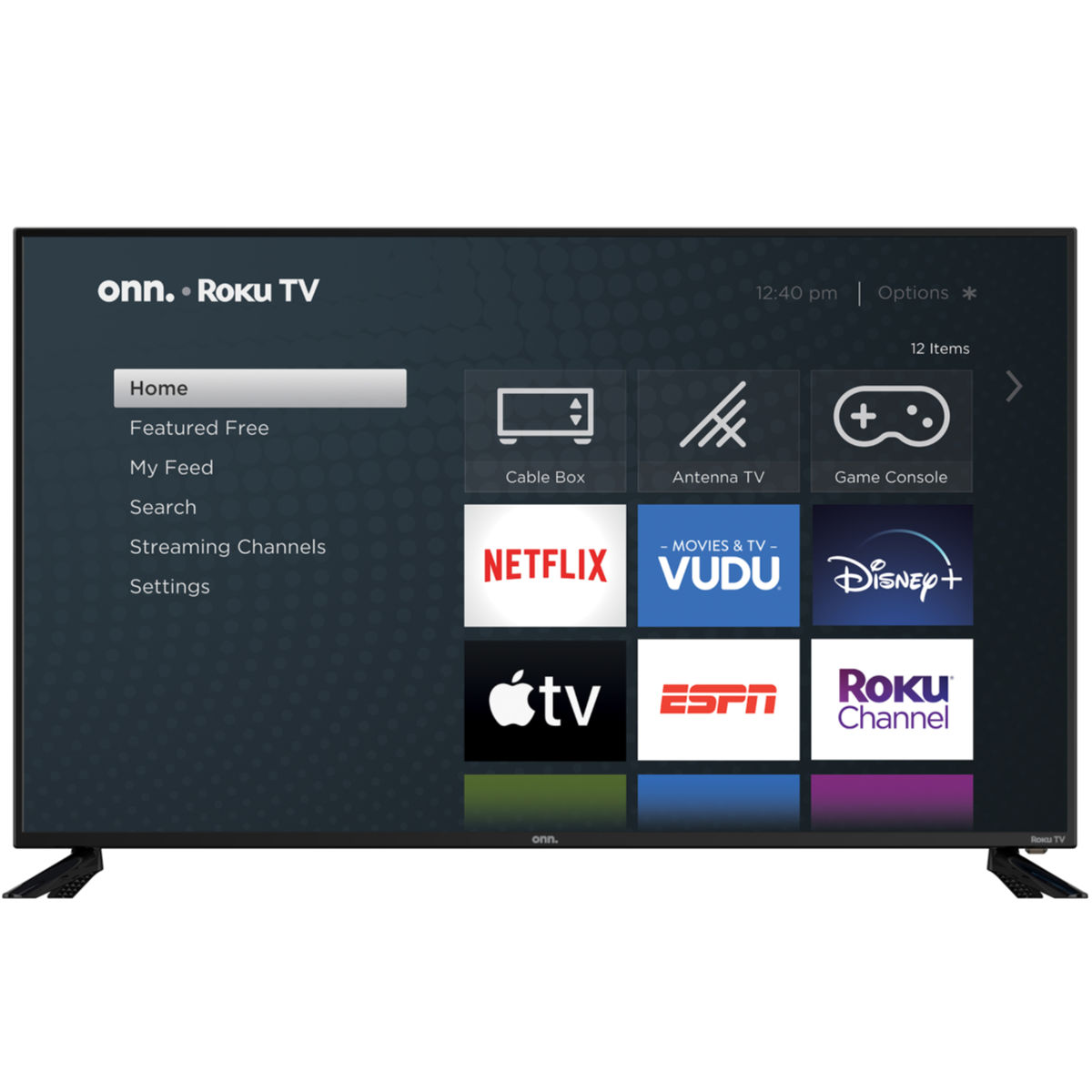 onn. 100018971 58-Inch 4K Ultra Smart LED HDTV