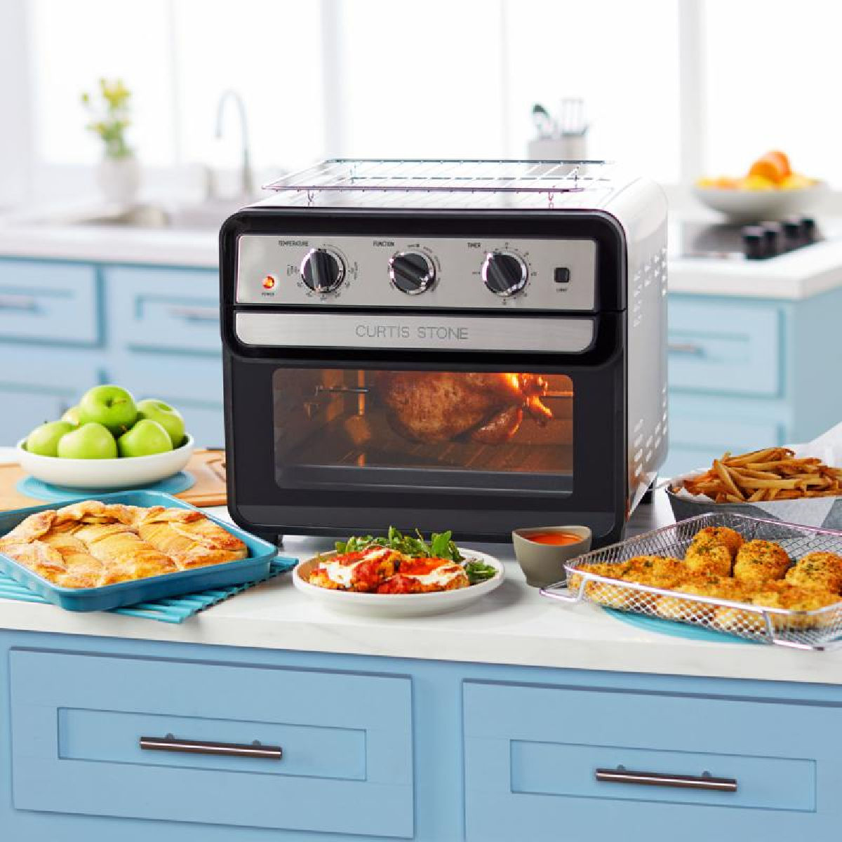 Curtis Stone Dura-Electric 1700-Watt 22L Air Fryer Oven
