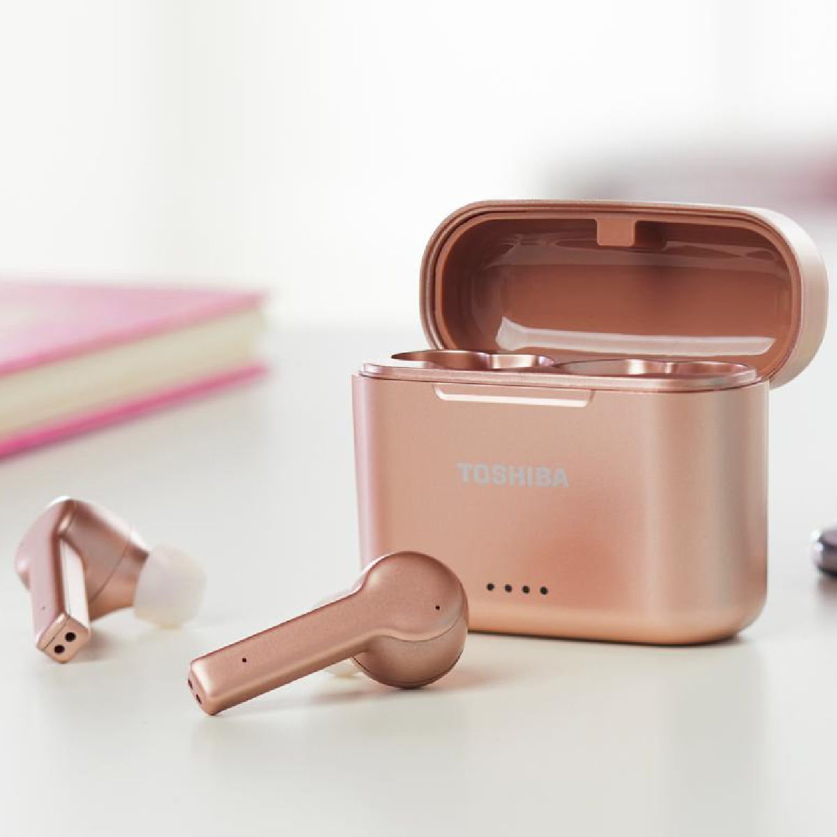 Toshiba Truly Wireless Active Noise-Cancelling Earbuds