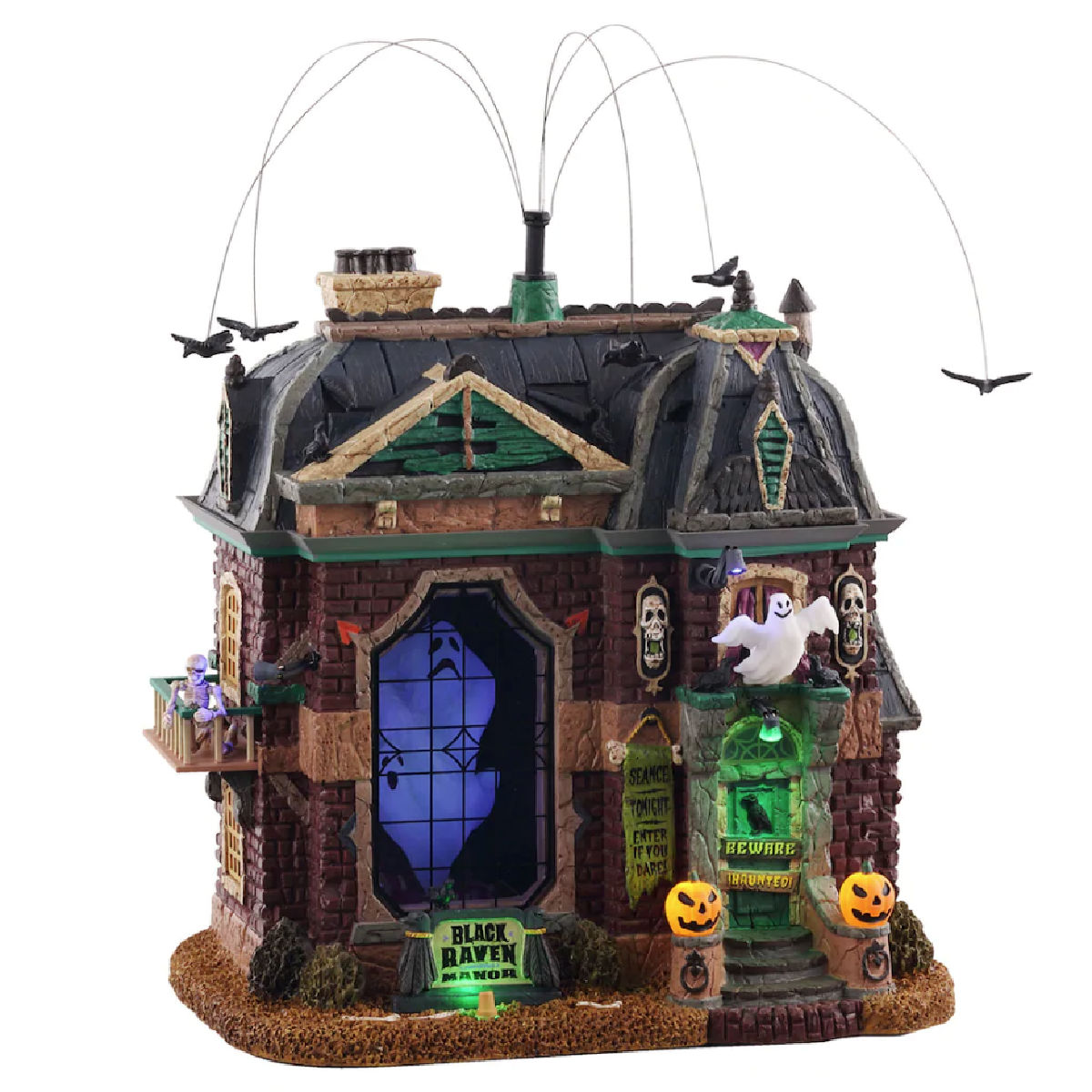 Lemax Spooky Town Black Raven Manor