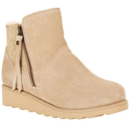 sheepskin booties womens