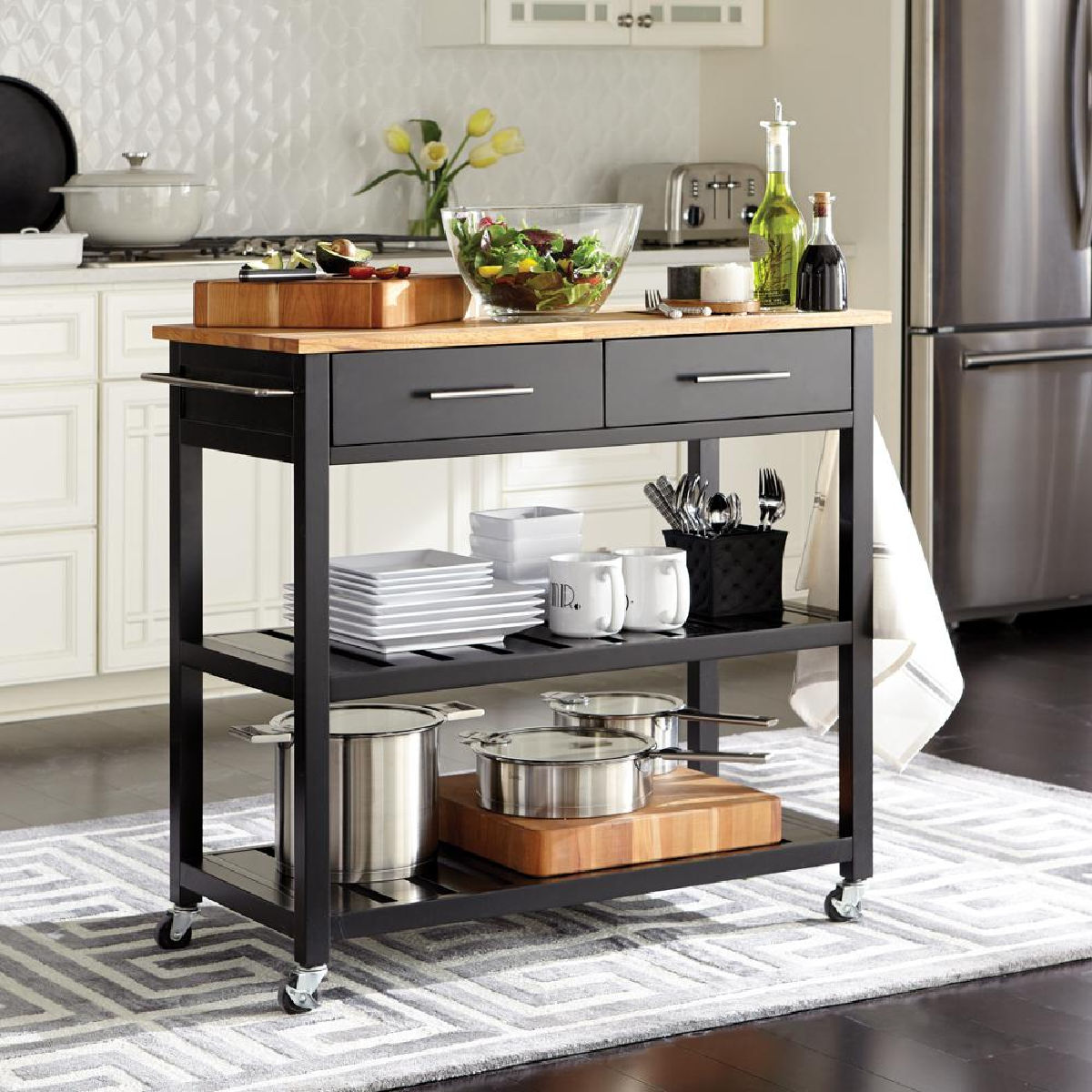 StyleWell Glenville Kitchen Cart