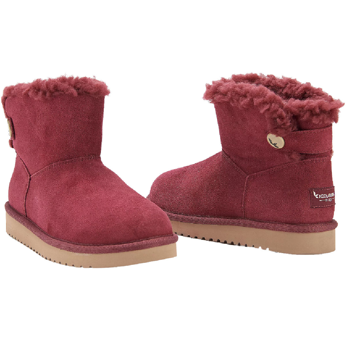 Koolaburra by UGG Jordina Suede Button Mini Boots