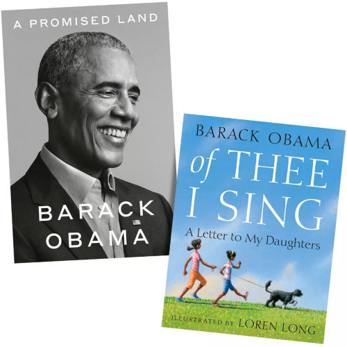 A Promised Land & Of Thee I Sing Barack Obama Book Bundle