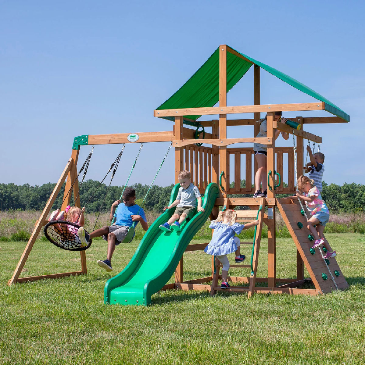 Backyard Discovery Grayson Peak Cedar Playset