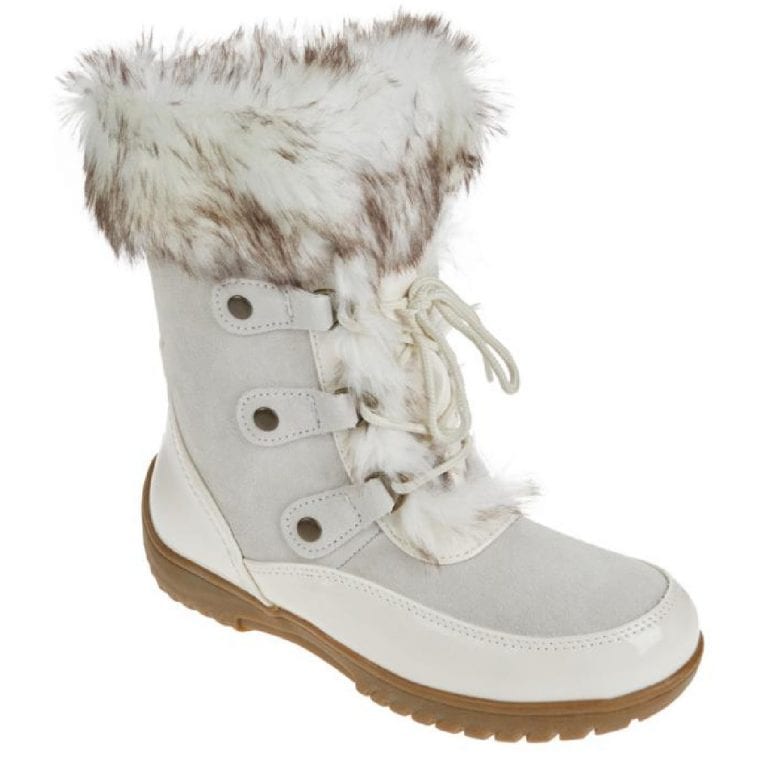 sporto micah waterproof suede knit collar bootie