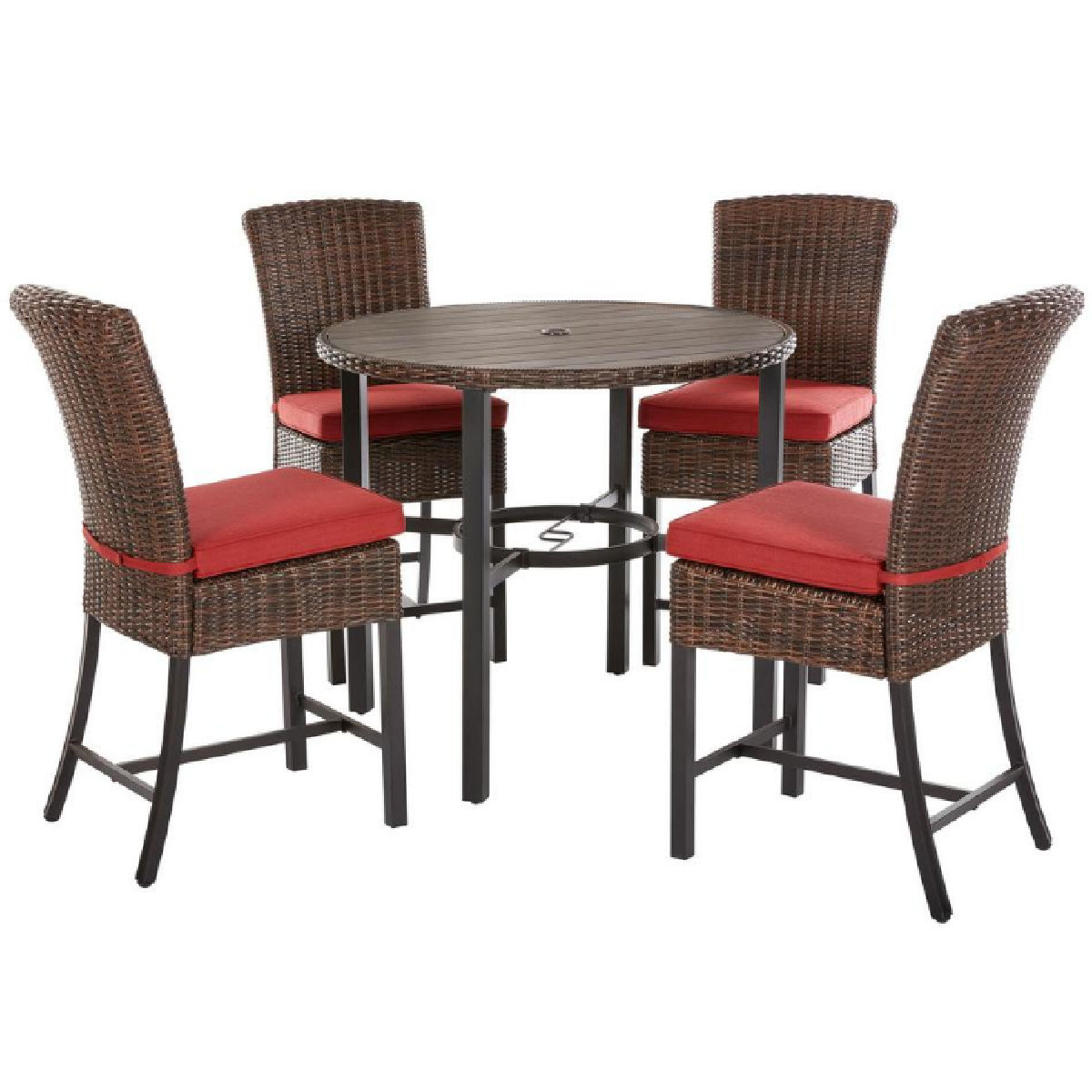 Hampton Bay Harper Creek 5pc Patio Dining Set