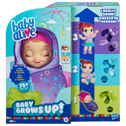 Baby Alive Baby Grows Up Dreamy Growing and Talking Baby Doll