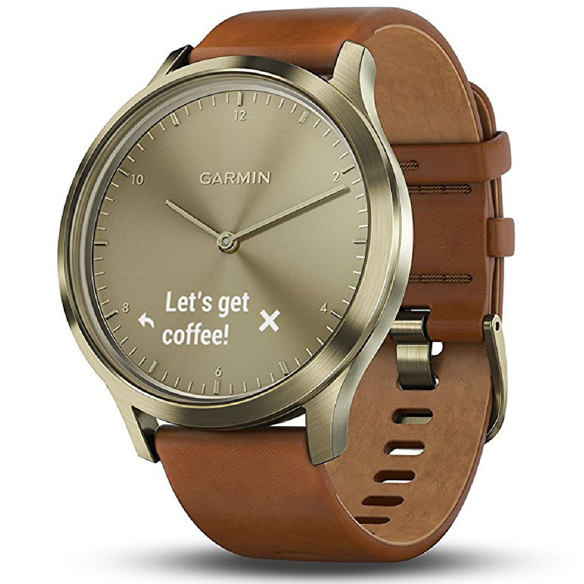 Garmin Vivomove HR Premium Gold Tone Smartwatch