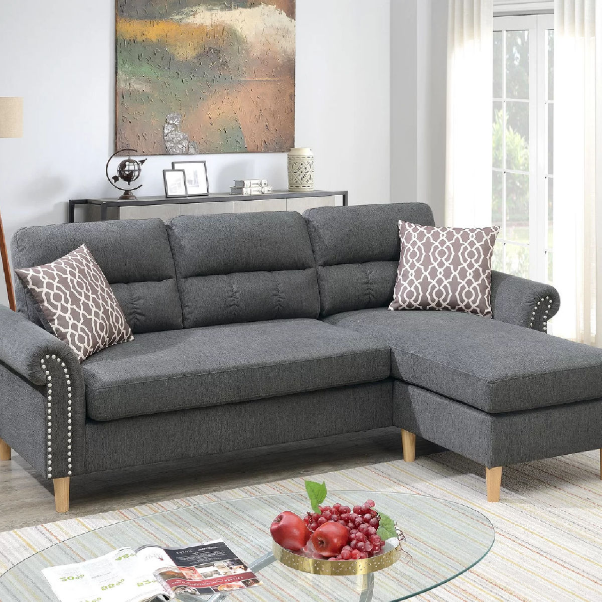 Red Barrel Studio Ihlen Reversible Sectional Sofa