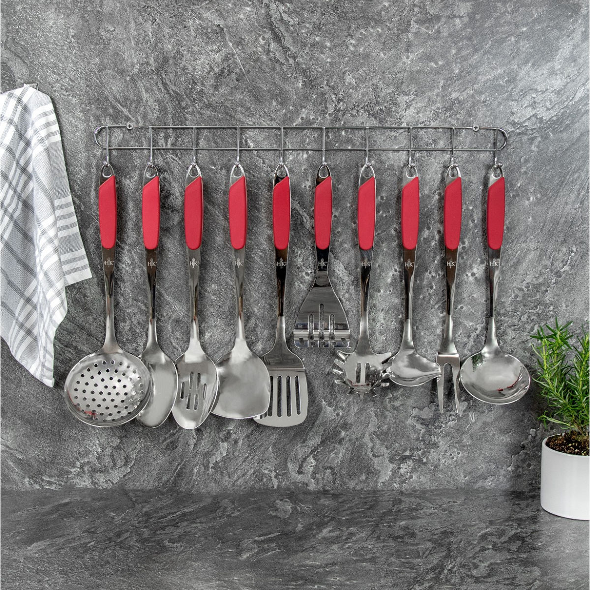 Hell’s Kitchen 10pc Kitchen Utensil Set