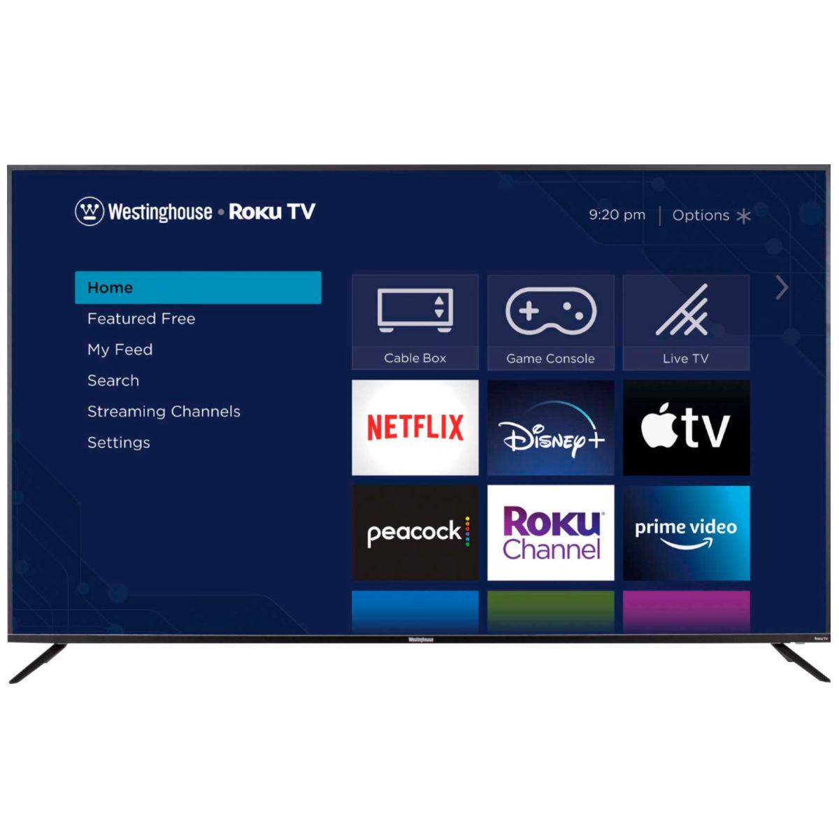 Westinghouse WR75UX4200 75-Inch Roku LED 4K Ultra Smart HDTV