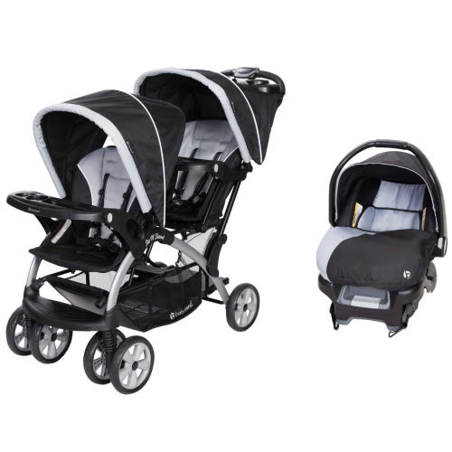 Baby Trend Sit N Stand Double Stroller Travel System