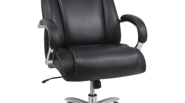 Shaquille O'Neal Zethus Bonded Leather High-Back Executive Chair Deal December 2022 | Frugal Buzz