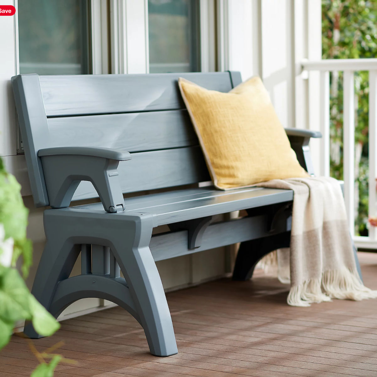 Convert-A-Bench Gen II XL Designer Series Outdoor 2-in-1 Bench-To-Table