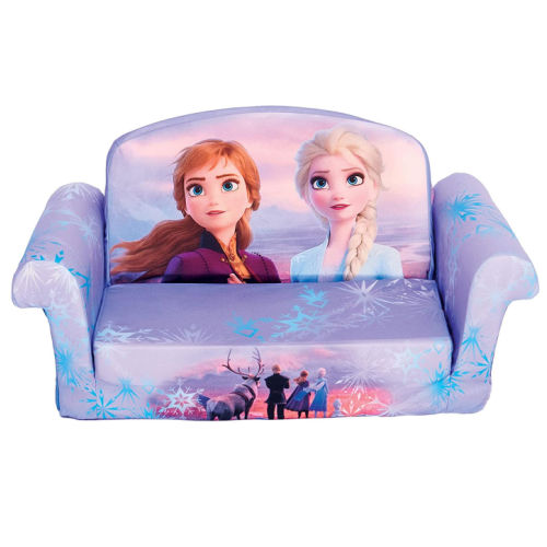 Marshmallow Furniture 2-in-1 Disney Frozen 2 Kids Flip Open Couch Bed