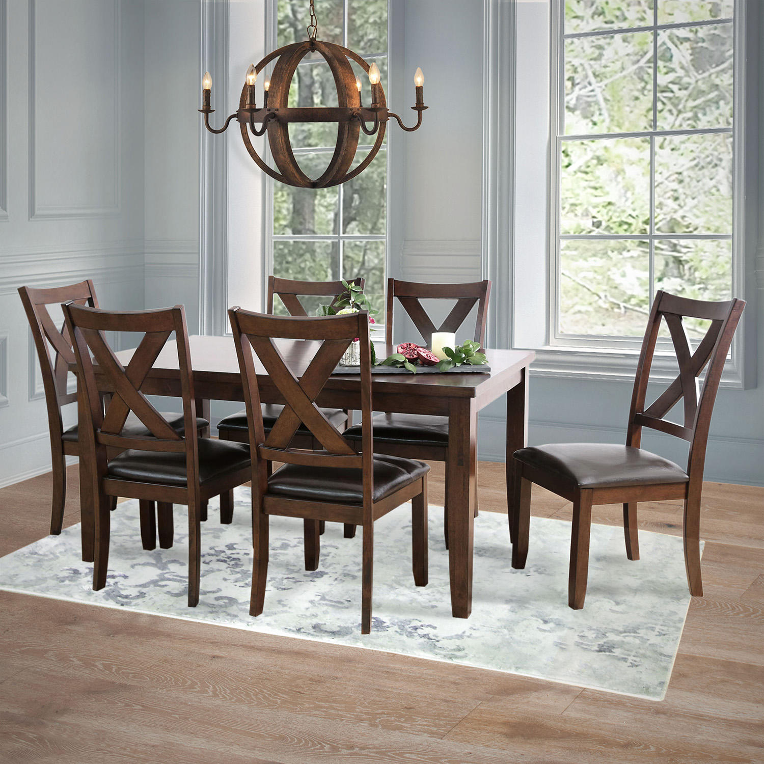 Abbyson Living Edgewater 7-Piece Dining Set