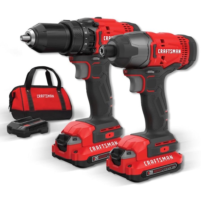 CRAFTSMAN CMCK200C2 V20 2-Tool 20-Volt Max Power Tool Combo Kit