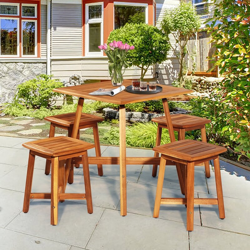 Loon Peak Eldert Rectangular 4-Person Dining Set