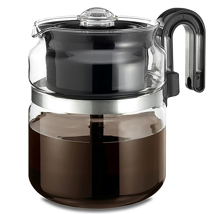 Medelco 8-Cup Glass Stovetop Percolator