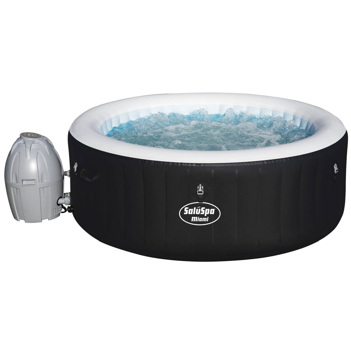 Bestway SaluSpa Miami 4-Person Portable Inflatable Hot Tub Spa