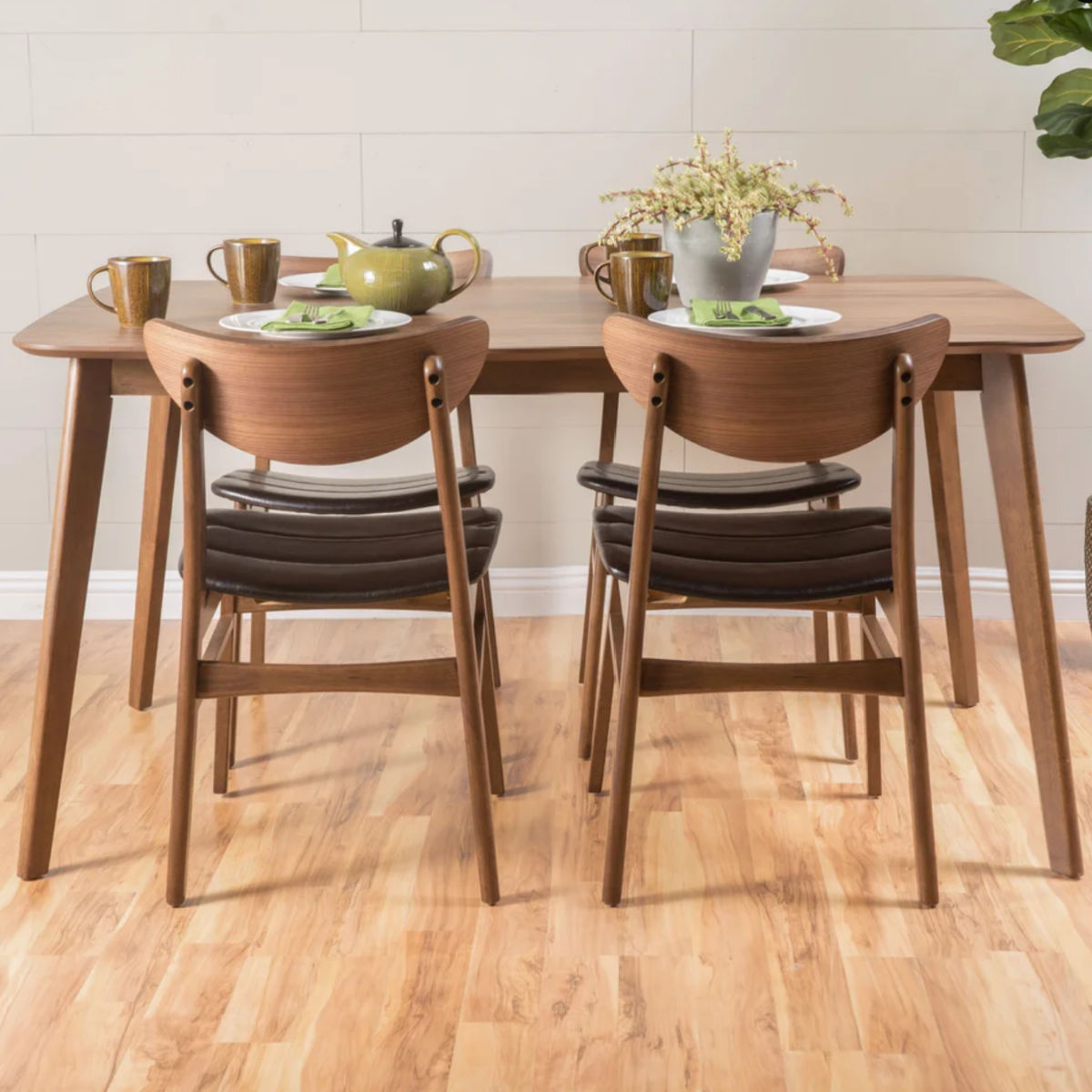 Christopher Knight Home Anise 5pc Wood Rectangular Dining Set