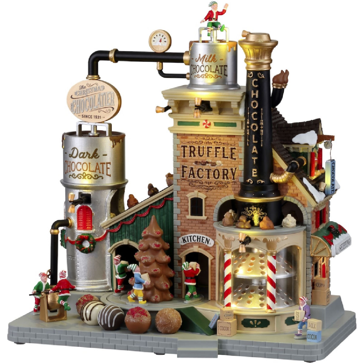 Lemax The Christmas Chocolatier Truffle Factory