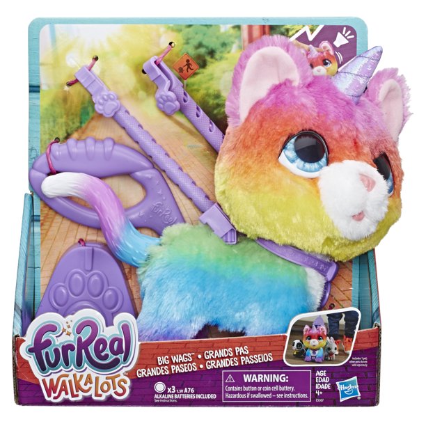 FurReal Walkalots Big Wags Unicorn Cat Toy